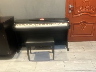 Piano with chair