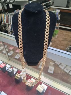 Gold necklace