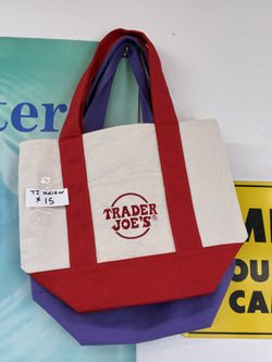 Trader Joe's Mini Canvas Tote - Assorted Colors