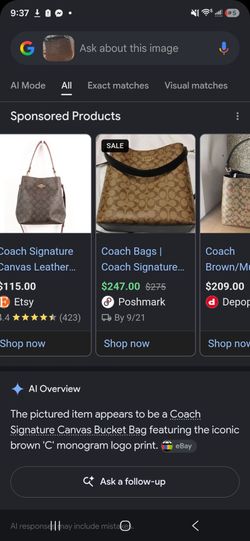 Coach cute bucket bag purse