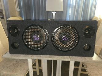 Speakers in box