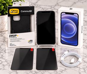 Unlocked Apple iPhone 12 – 64GB – Black + NEW OtterBox Case – $175 FIRM