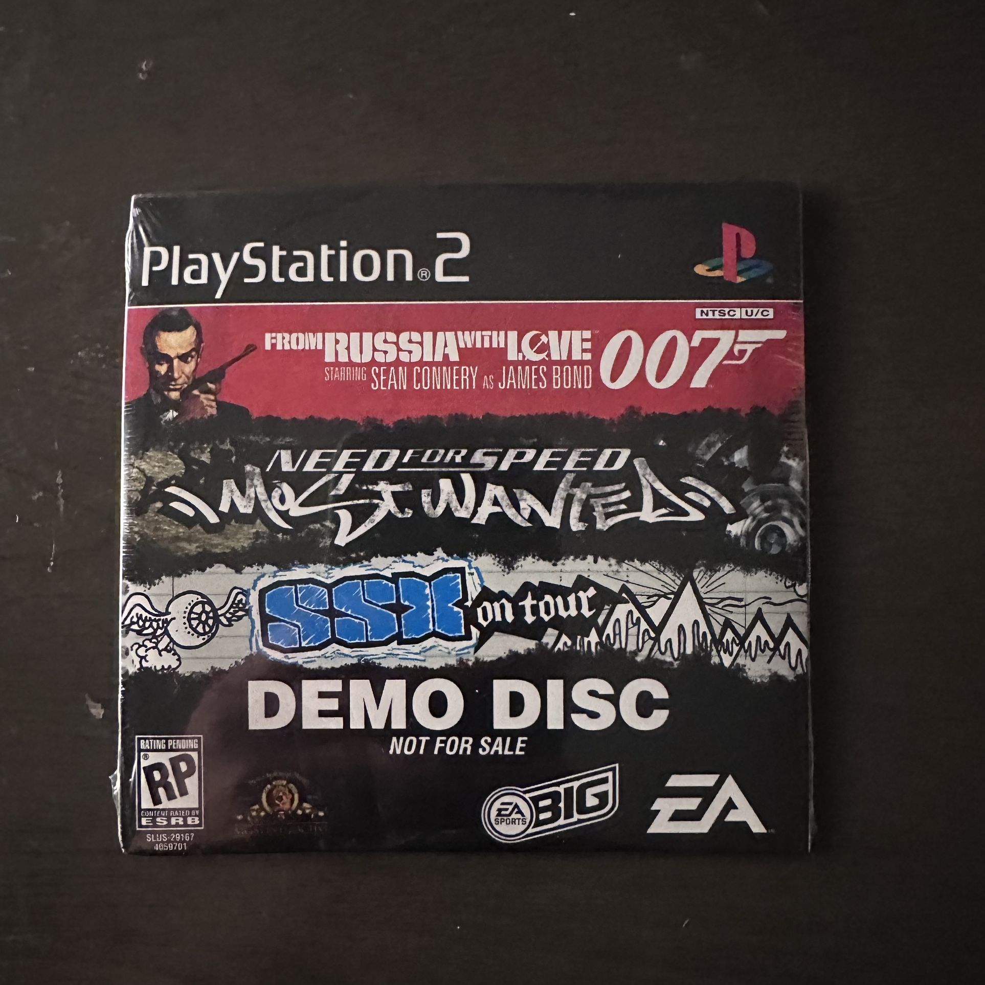 PlayStation 2 (PS2) Need for Speed SSX on Tour Demo Disc Brand New, Sealed