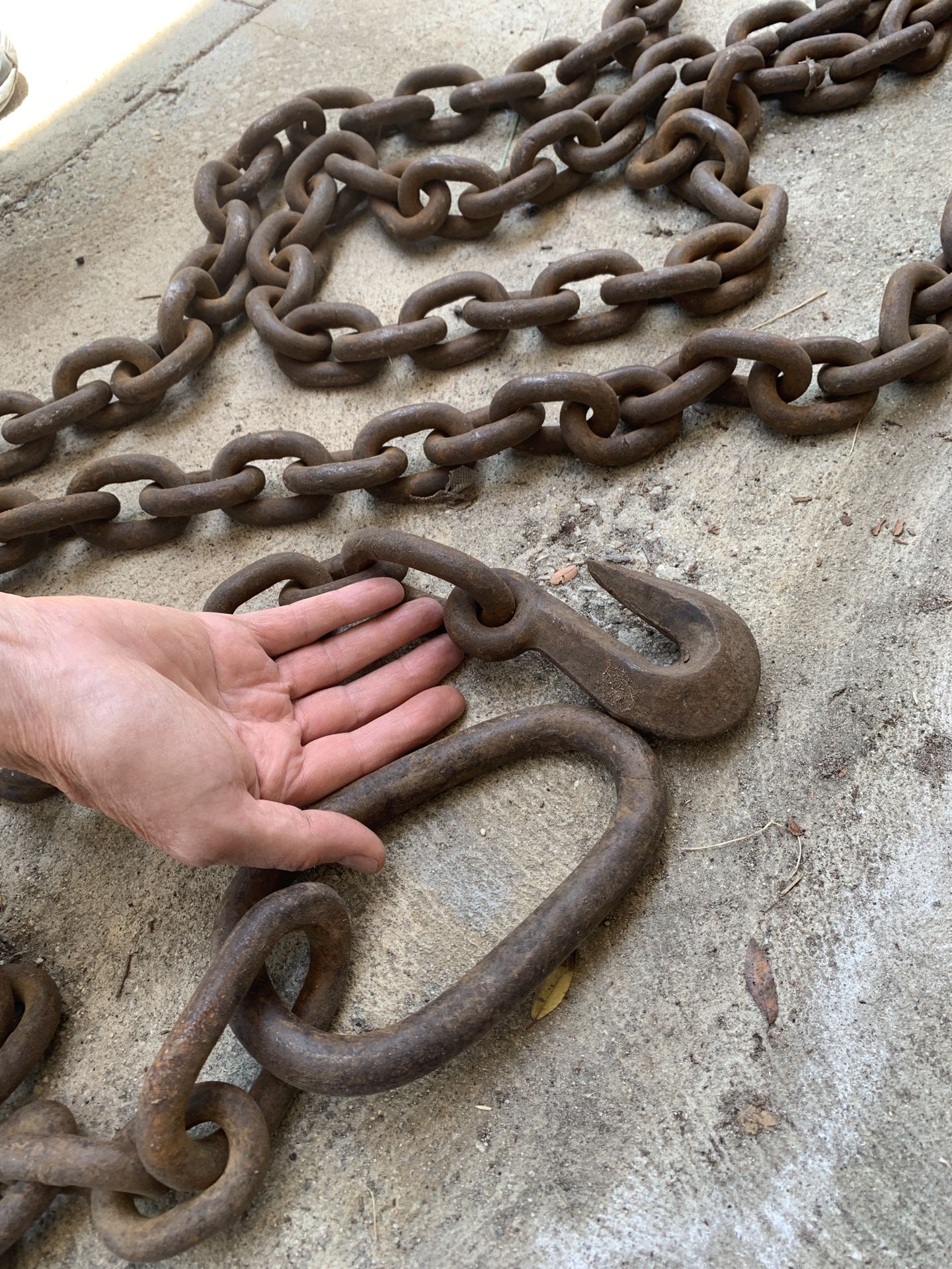 Solid Steel Logging Chain