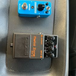 Boss Metal Zone Mt-2 And Donner Compressor Slightly Used 