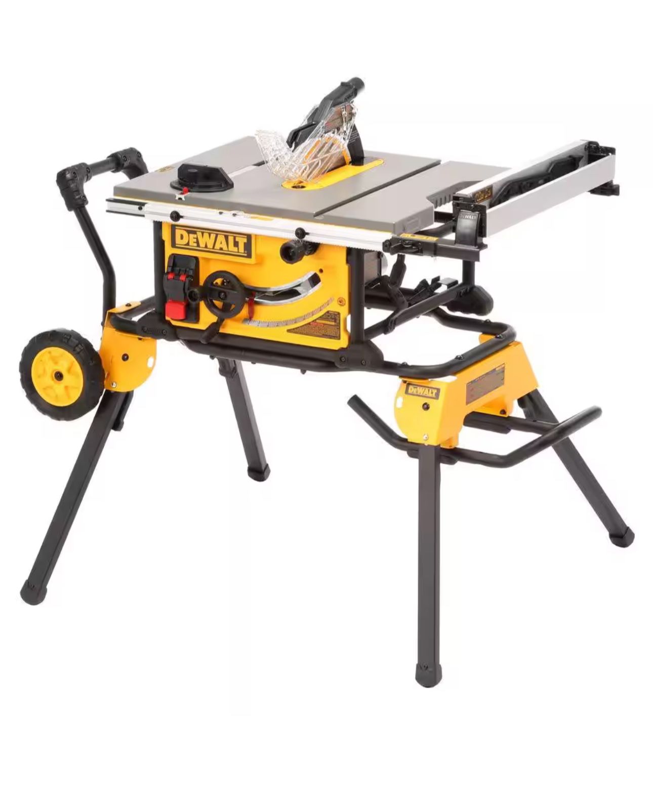 Dewalt 15 Amp Corded 10 Inch Job Site Table With Rolling Stand