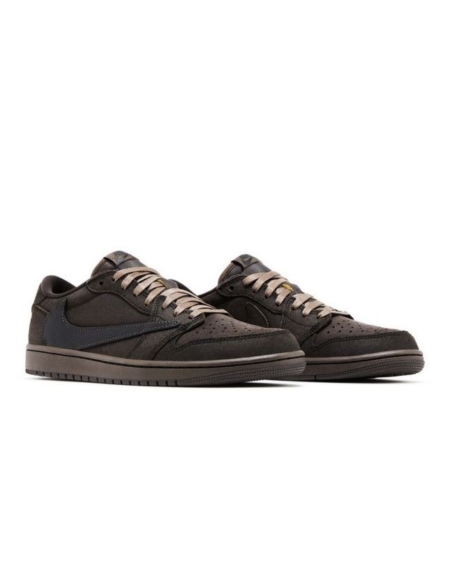 Travis Scott ,Jordan 1 Retro Low,velvet Brown , Shoes,dunks,Jordan, Low Top