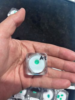 Natural Colombian Emerald Round Cabochon – Loose Gemstone for Jewelry or Collect