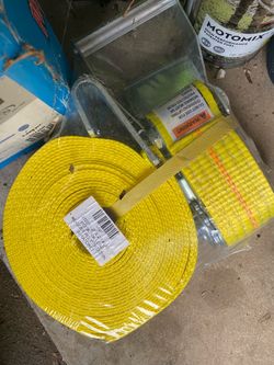 Tie down ratchet straps 2 left brand new. Both for $40