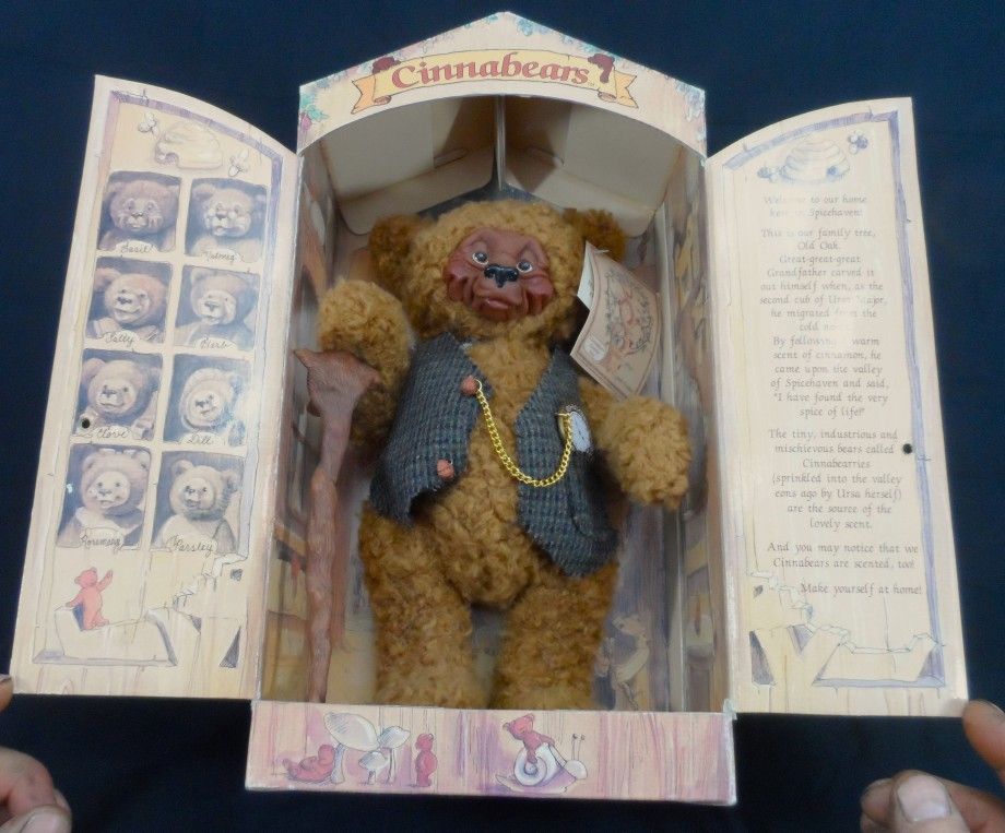 Gund Cinnabears - Grandpa Basil - Never removed from box