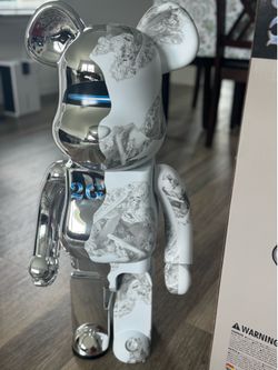 Bearbrick x Hajime Sorayama x Daniel Arsham 1000% – Brand New in Original Box