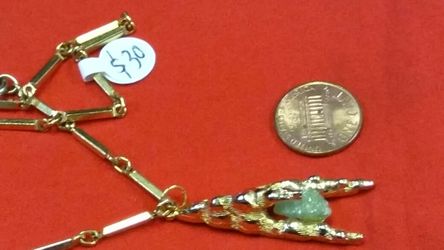 Gold plated necklace