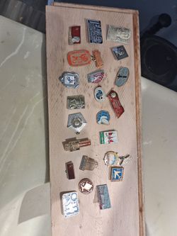 Old soviet and communism pins