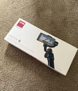 Zhiyun Smooth 4 Gimbal Stabilizer for Smartphone iPhone Android Cell Phone 3-Axis Handheld Gimbal for Vlogging YouTube Vlog TikTok Instagram Live Vide
