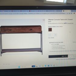 Console table - Pottery Barn brand New In Box