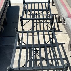 Metal outdoor ottoman 2 pieces