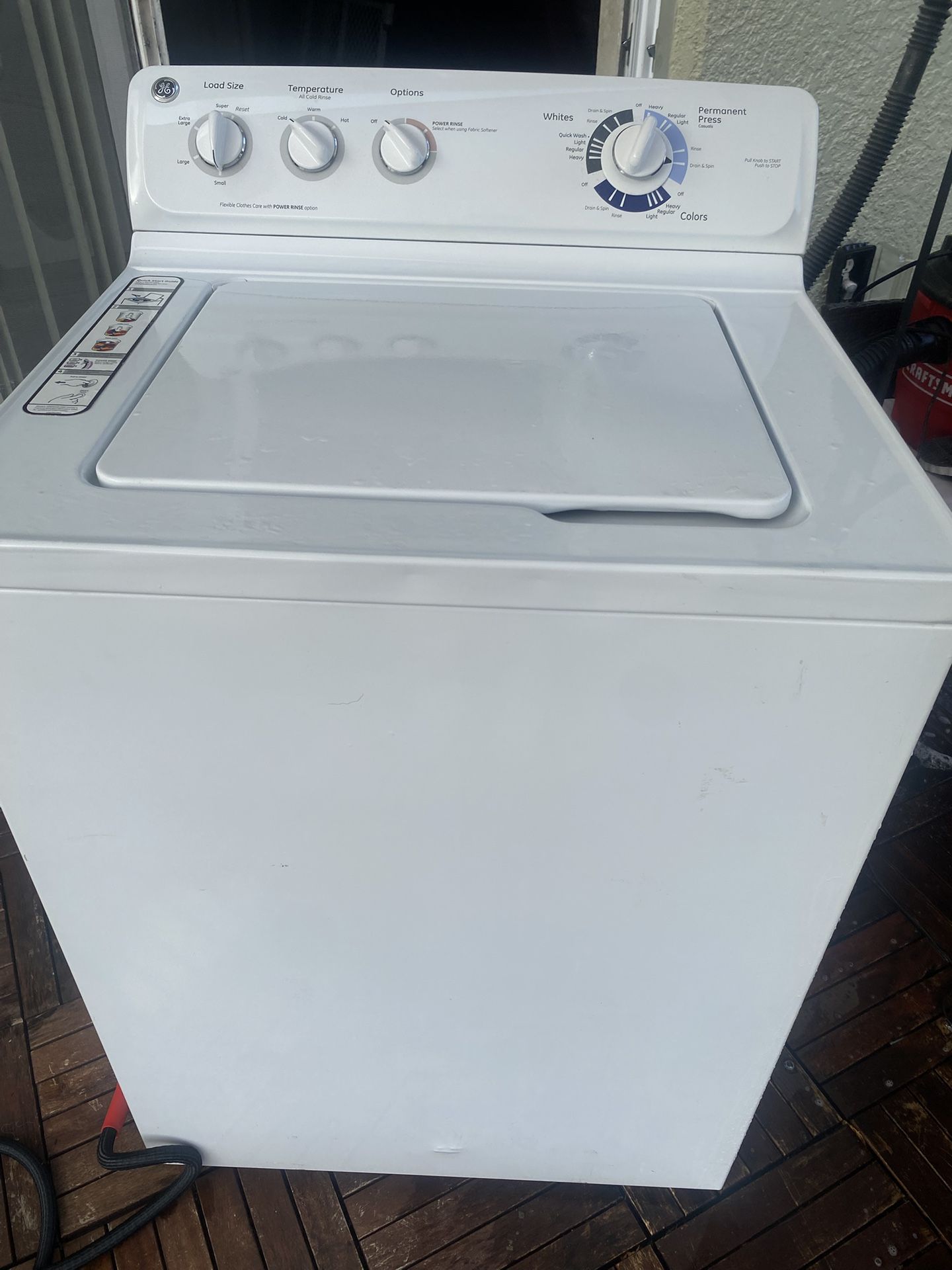 Ge Washer