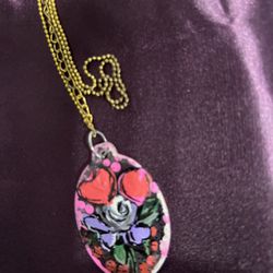 Painted Necklace 