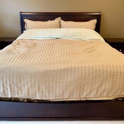 King Bed Collection (5 Pieces) + Mattress