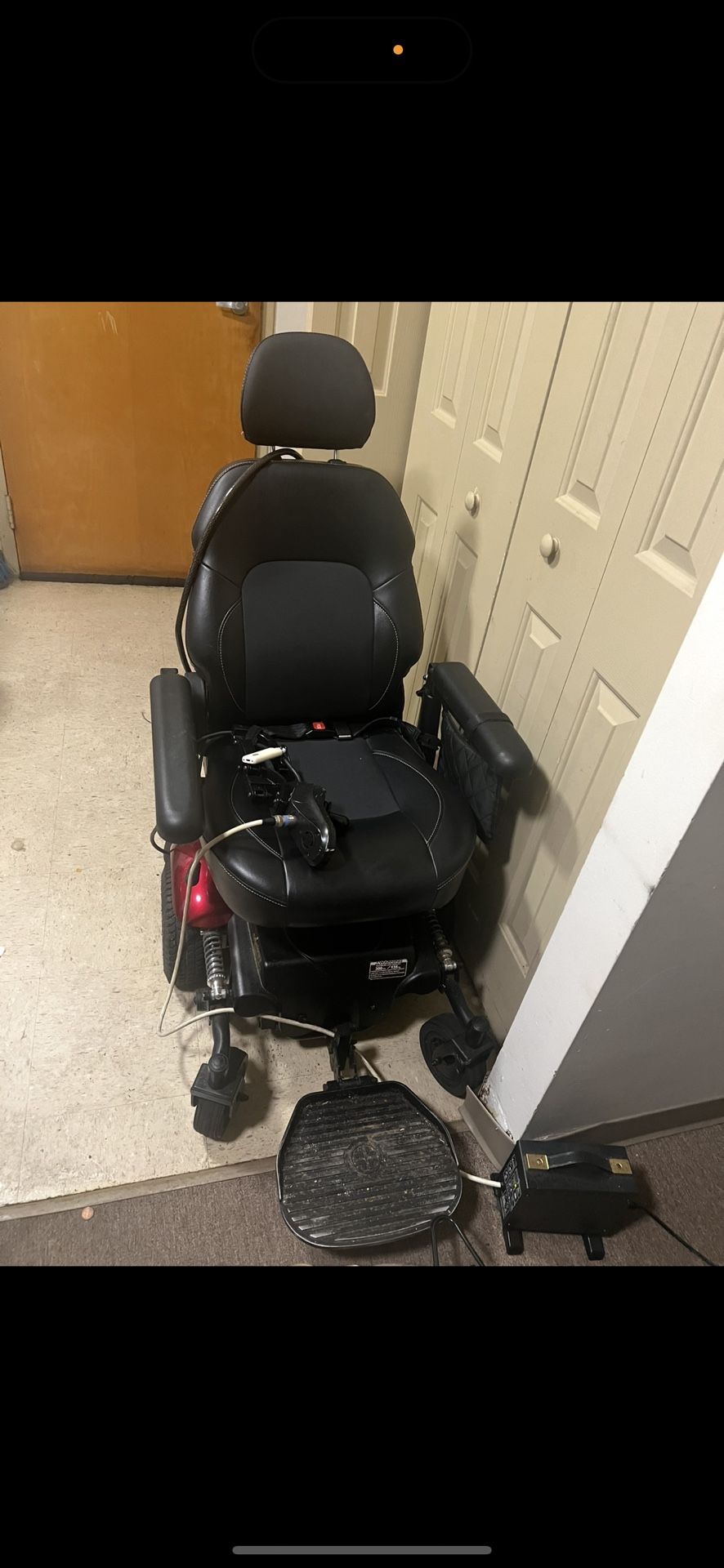 Pride Mobility Wheelchair. Used twice. No longer needed. Excellent condition.