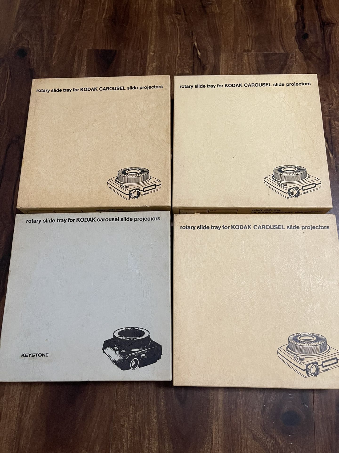 Kodak 80 Slide Projector Trays - With Original Boxes.