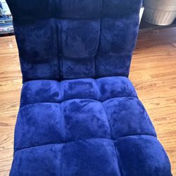 Blue Adjustable Lounger Floor Gaming Chair