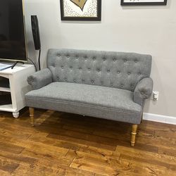 Gray Sitting Bench