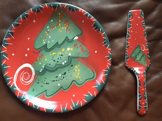 Xmas dish and server