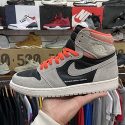 Nike Jordan 1 Retro High Neutral Grey Size 12 No Box