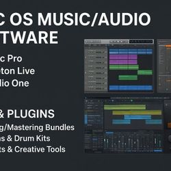🎶 Mac OS Music/Audio Software – Logic Pro, Ableton, Studio One + VST/Plugins 🎶
