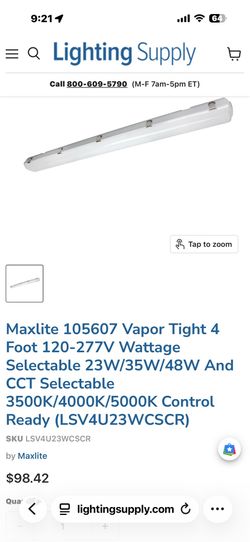 Brand new Maxlite 4’ LED