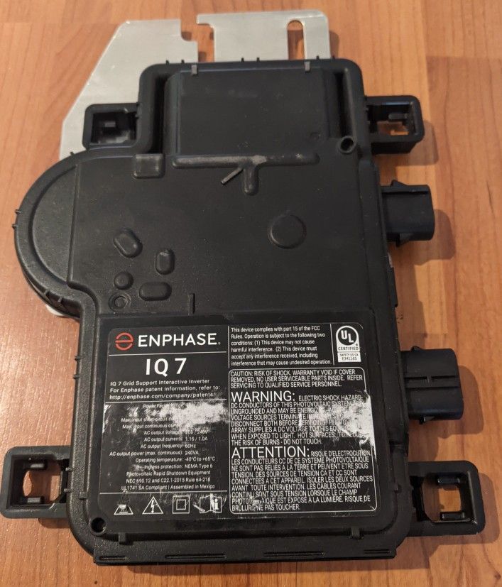 Enphase Inverter iQ7 SMA SunPower Solar Energy Microinverter