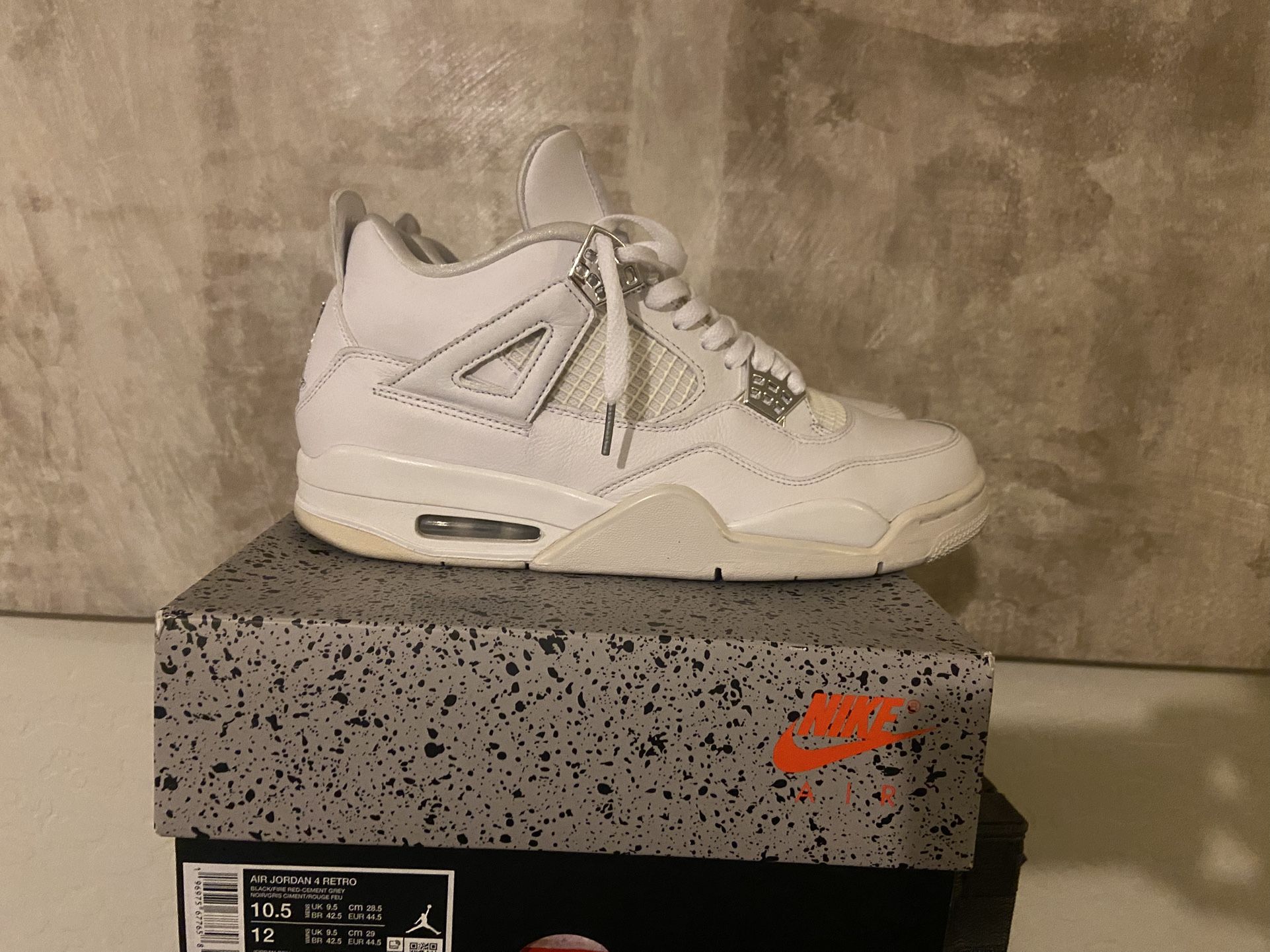 Jordan Retro 4,s Pure money