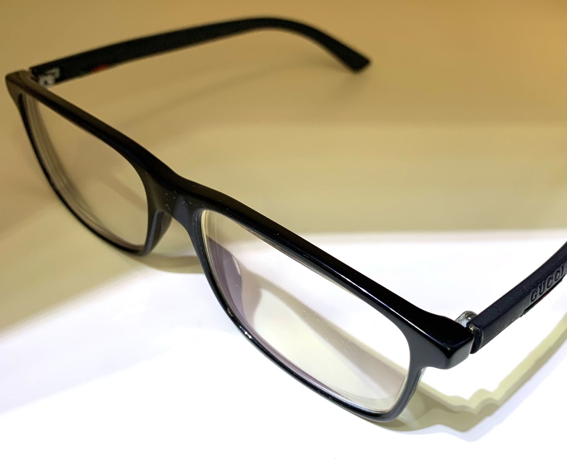 Gucci Mens Eyeglasses Frames, good Used Condition