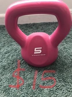 5 pound kettle bell from Dick’s Sporting Goods