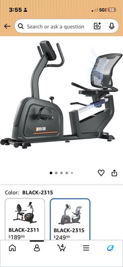 Recumbent Exercise Bike