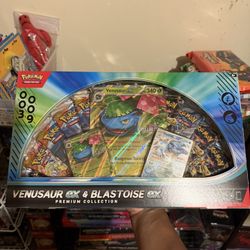 Pokemon venusaur ex & blastoise ex premium collection new