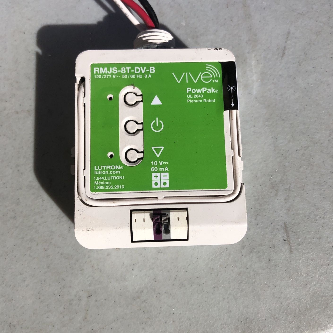 Lutron Vive PowPak RMJS-8T-DV-B