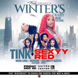 Tink Presents: Winter's Diary Music Festival Fri Dec 20th