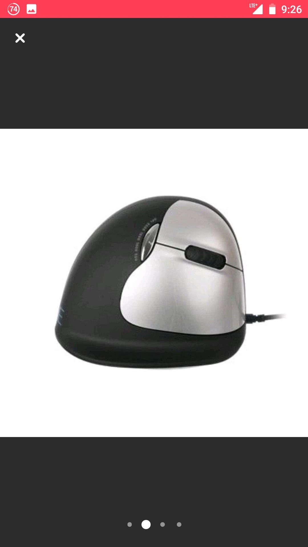 New mouse,New mouse, R-GO HE BREAK VERTICAL ERGO Medium RIGHT HAND BLACK