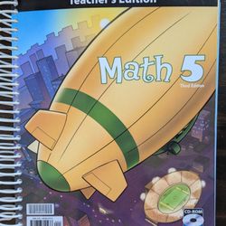 BJU Math 5 Teacher's Edition 