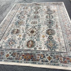 Beautiful Bluish Luxury Rug 7 x 10