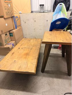 Wood Coffee table set