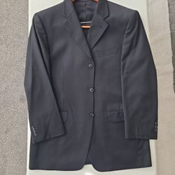 Black Coat Suit Jacket