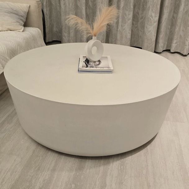 CB2 Ivory Cement Coffee Table