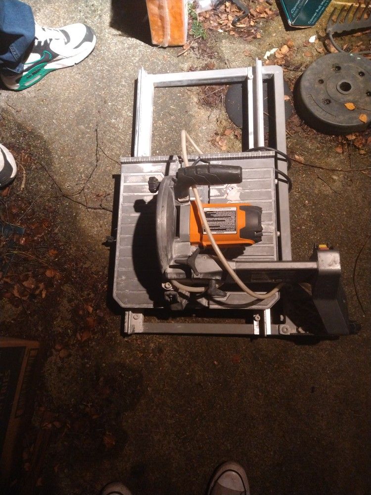 Ridgid Tile Saw Tool
