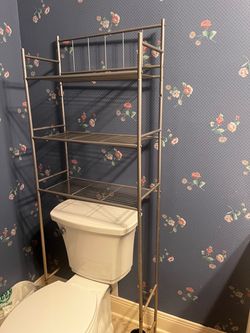 Metal Over-the-Toilet Storage Shelf