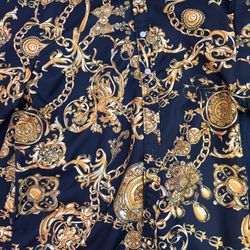 Gold Button Up Shirt 