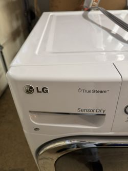 LG - 7.4 Cu. Ft. Stackable Electric Dryer with FlowSense