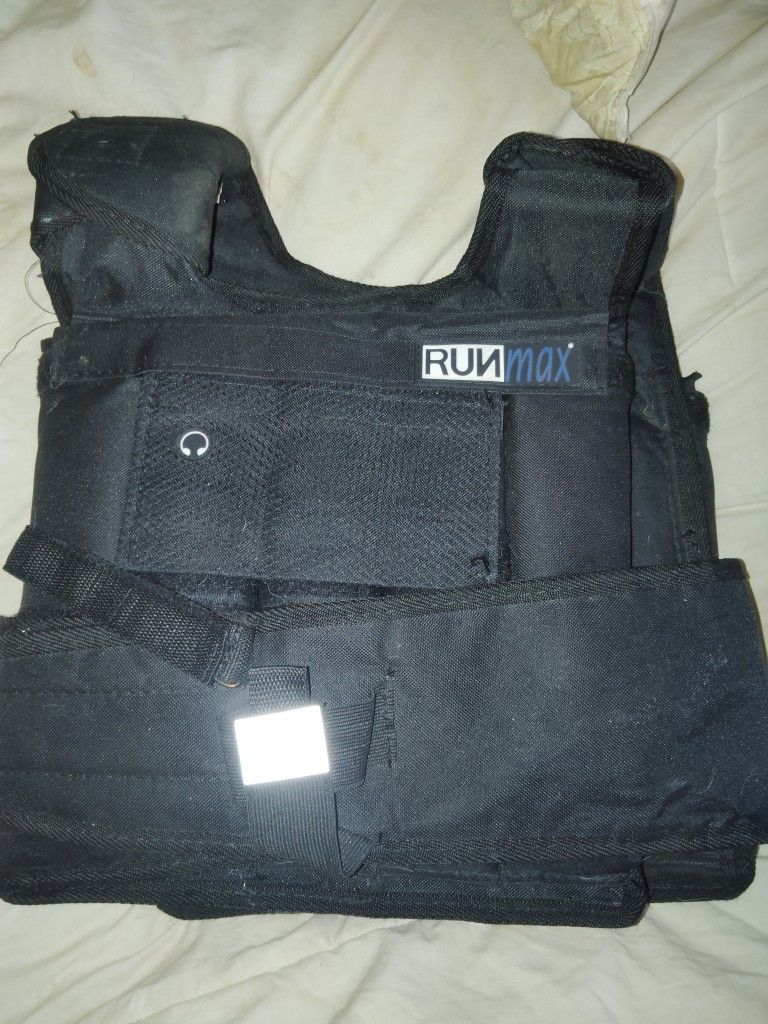 Weighted Vest Adjustable 40lbs Total Oem